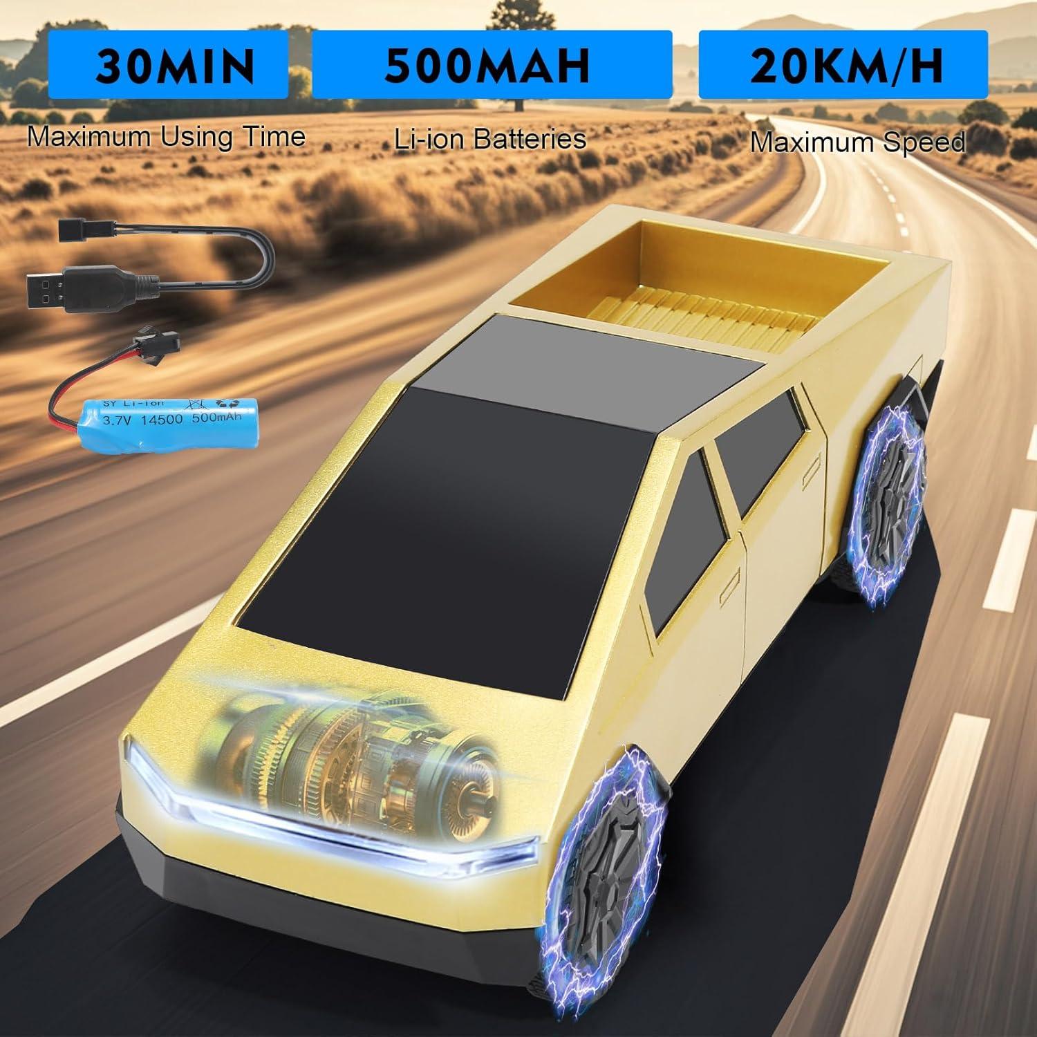 Camión RC MIWOZO 1/24 Batería Recargable 20 km/h Oro