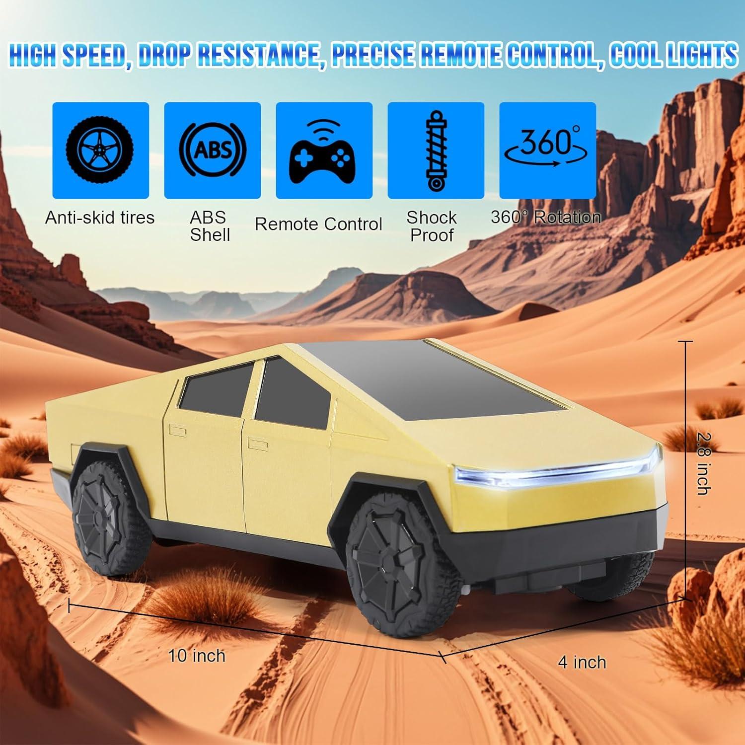 Camión RC MIWOZO 1/24 Batería Recargable 20 km/h Oro