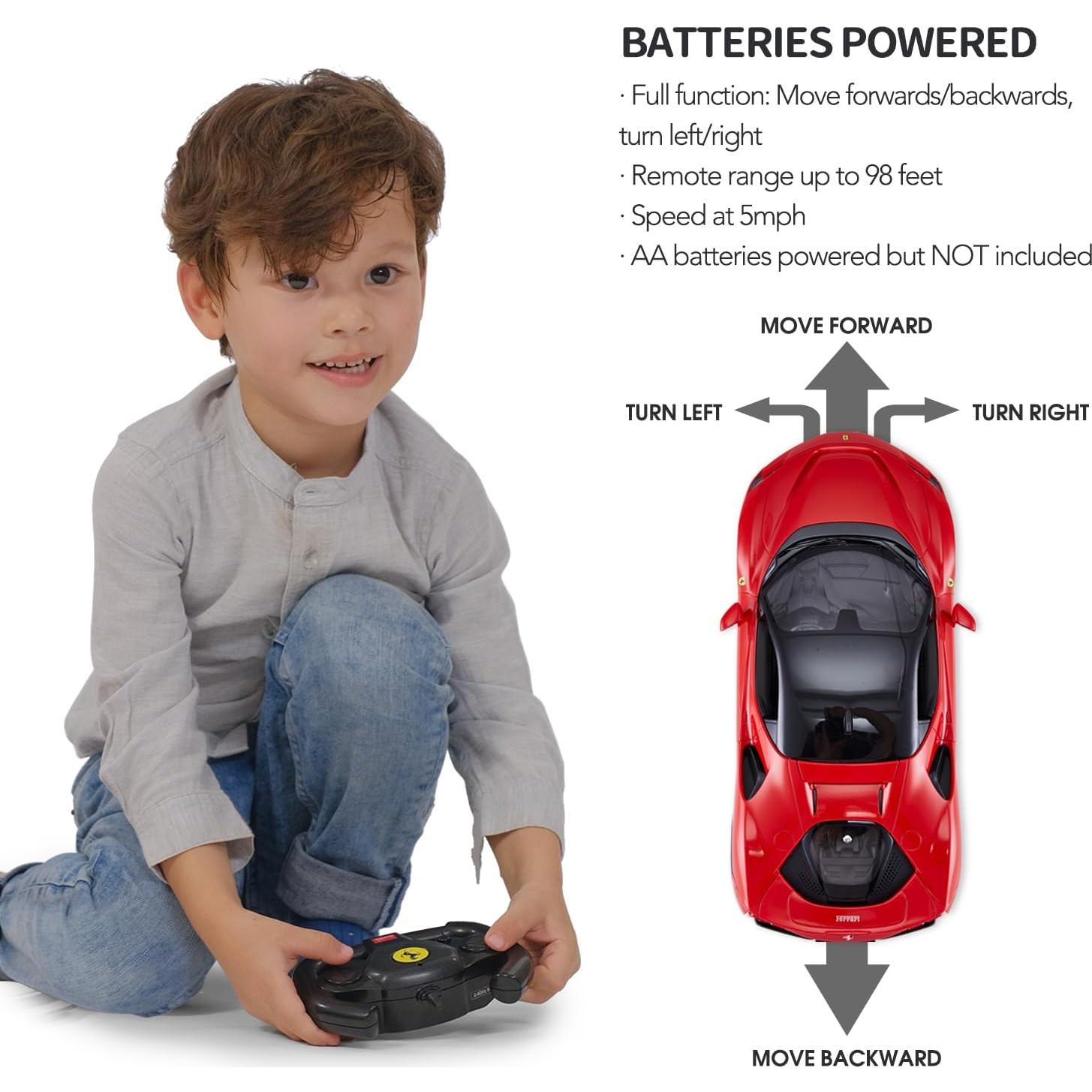 Coche RC Rastar Ferrari SF90 Stradale 1:14 Rojo 8 km/h