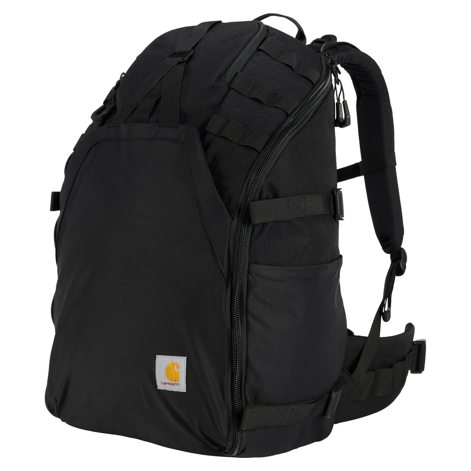Mochila de Senderismo Carhartt 45L Nylon Impermeable Negra