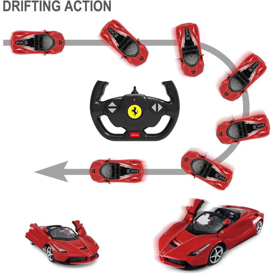 Coche RC Ferrari LaFerrari Aperta Rastar 1:14 8+ años