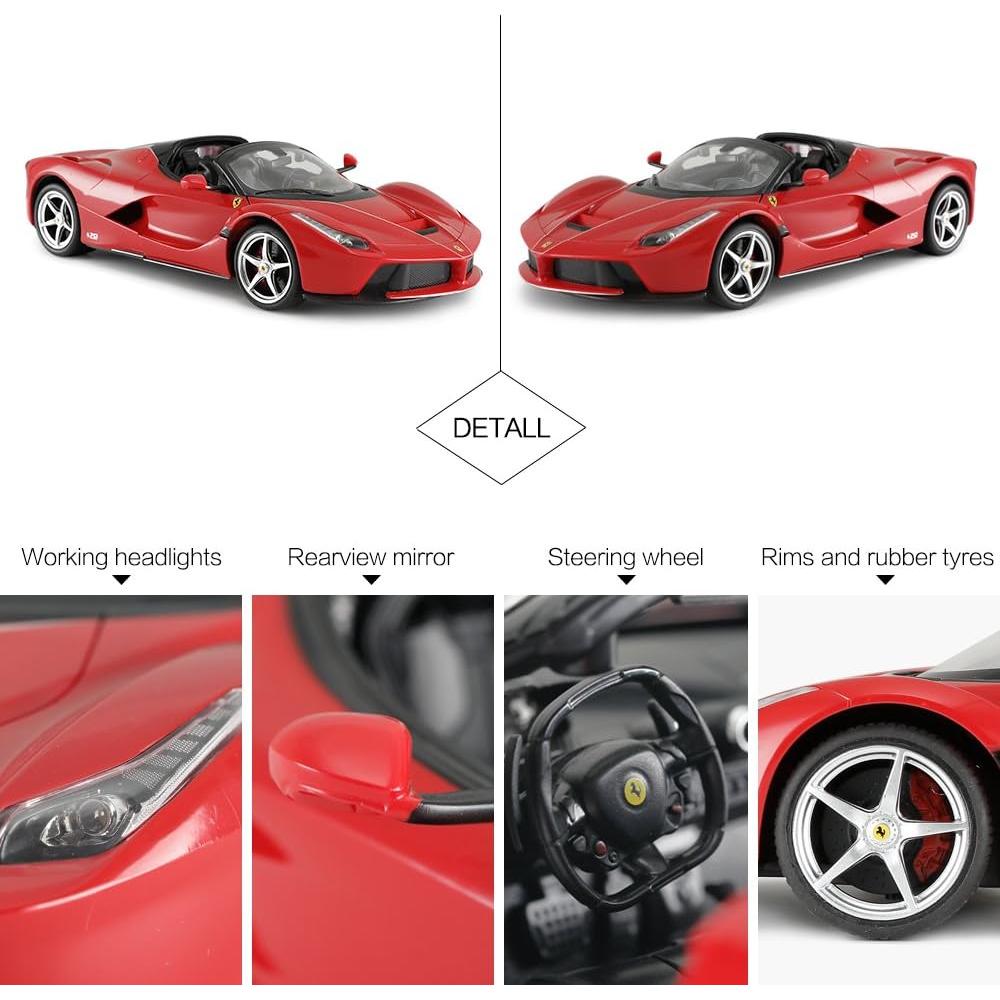 Coche RC Ferrari LaFerrari Aperta Rastar 1:14 8+ años