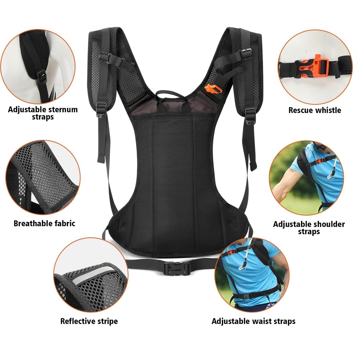 Mochila de Hidratación CKE021 2L para Correr y Senderismo