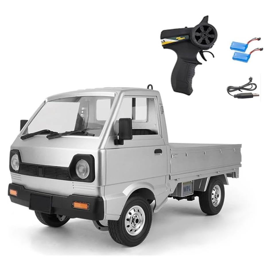 Camión RC WPL D12 Todo Terreno 1:10 con LED y 2 Baterías