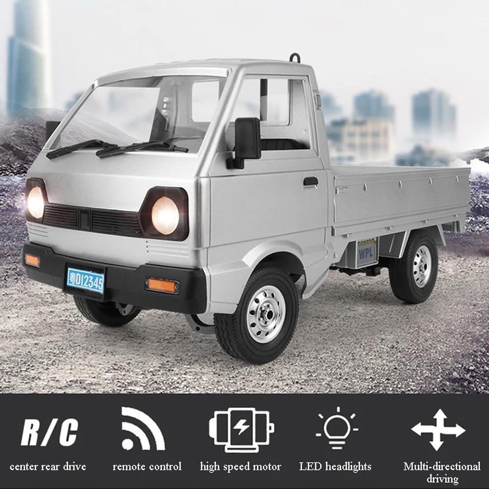 Camión RC WPL D12 Todo Terreno 1:10 con LED y 2 Baterías