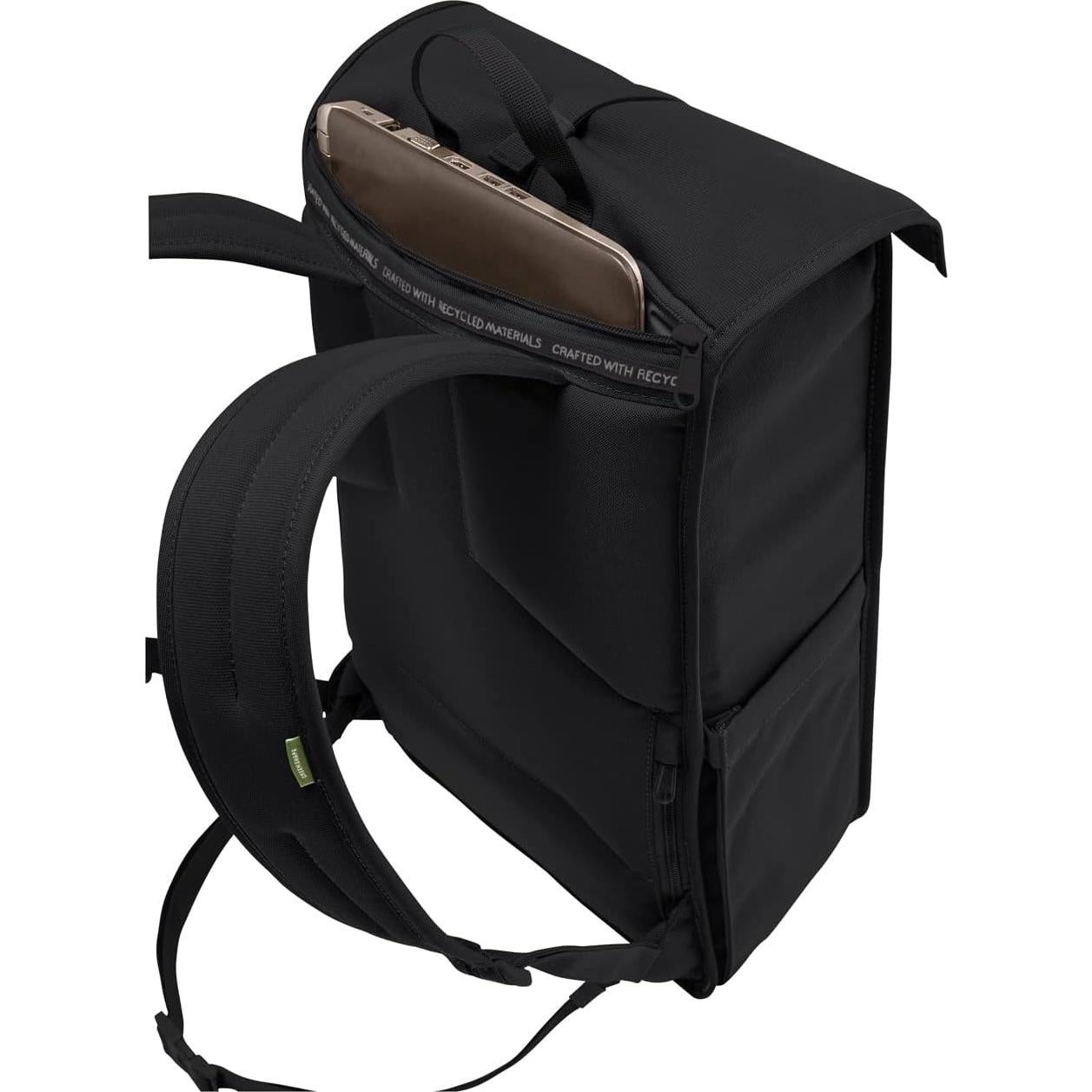 Mochila Vaude Coreway Rolltop 20 Unisex Negra para Laptop