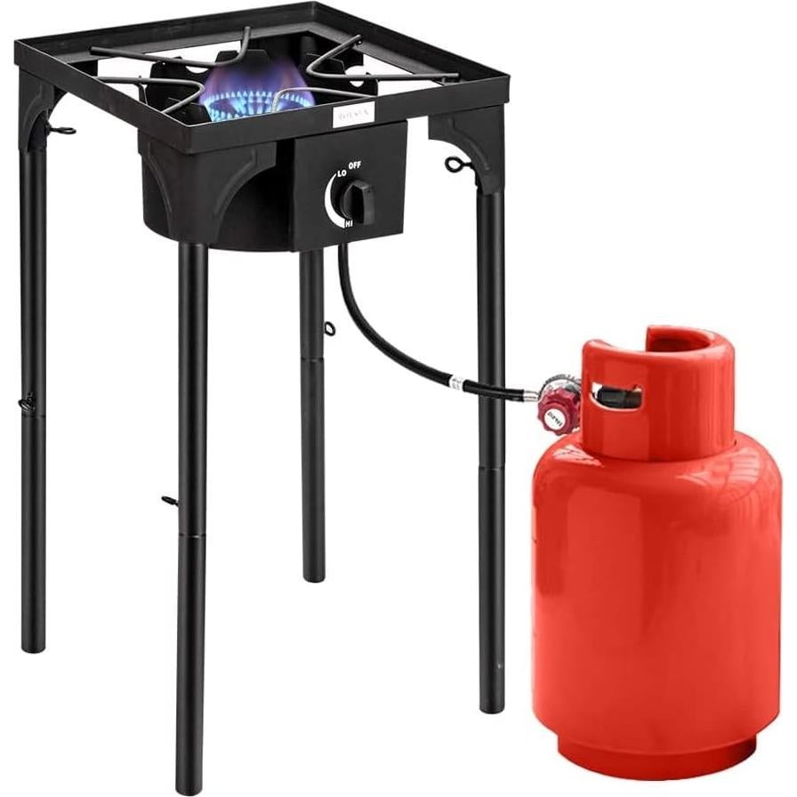 Cocina de Gas Propano Portátil Bonnlo 100,000 BTU Hierro Fundido