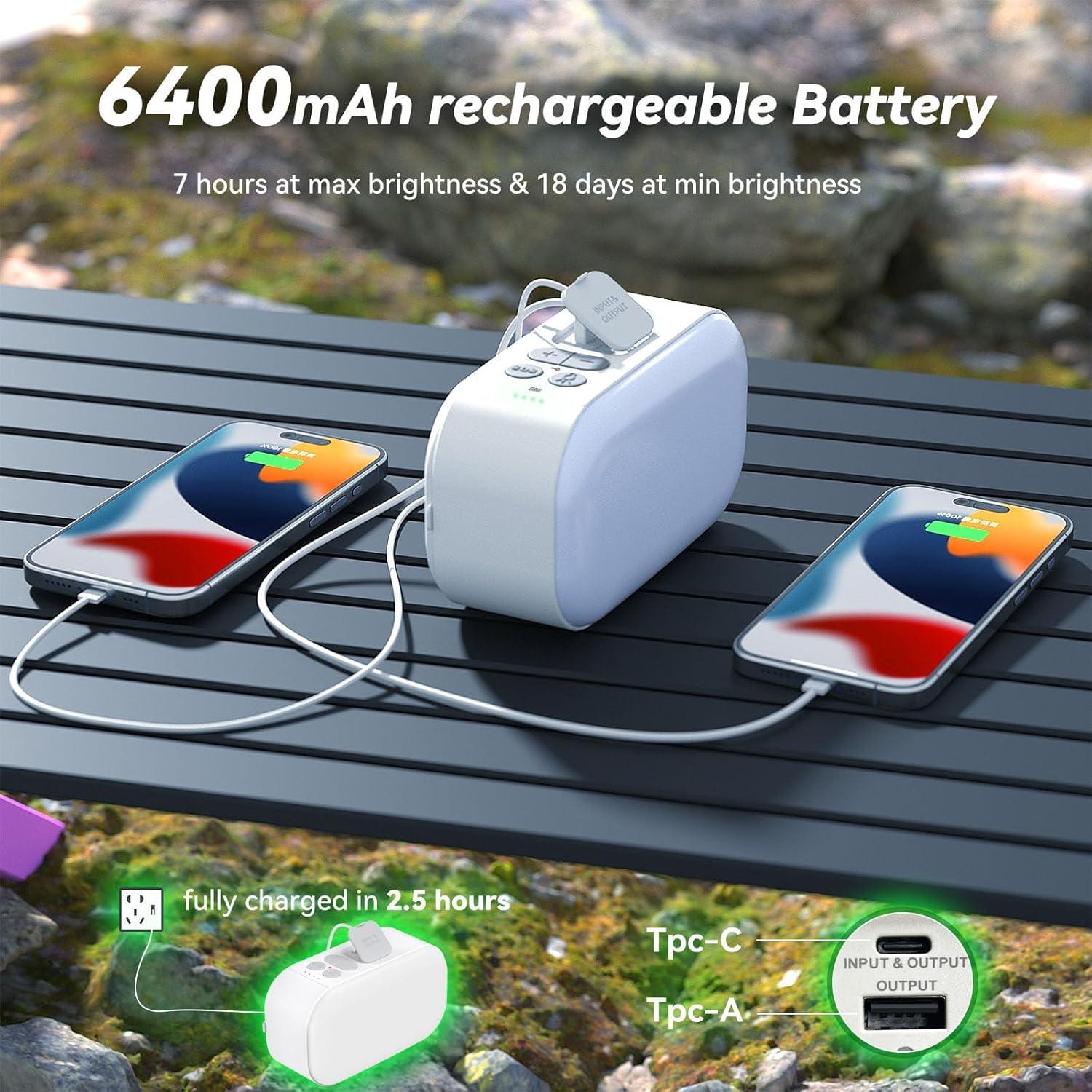 Linterna LED Recargable JOYEKY 6400mAh 1000LM 4 Modos