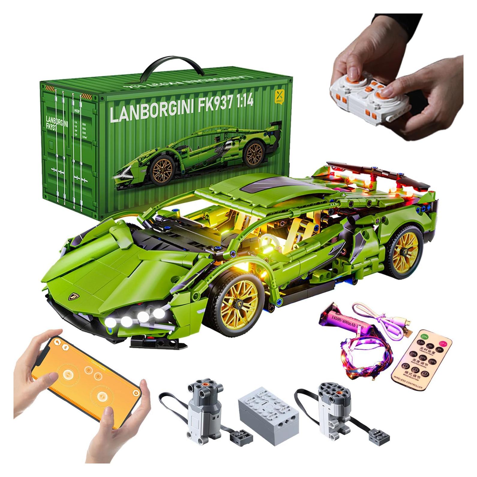 Coche Deportivo RC Chodia 1:14 con Luces LED 1314 PCS