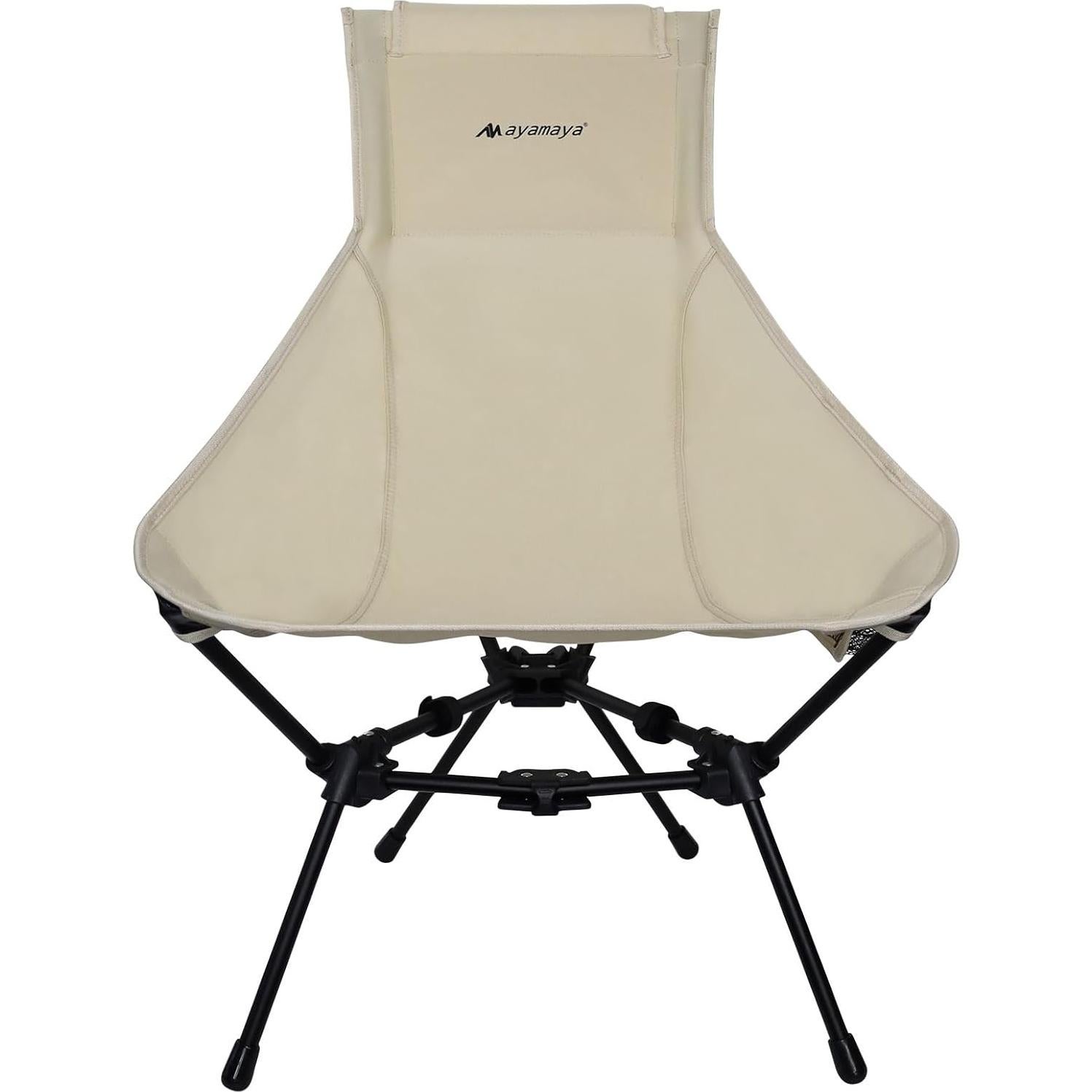 Silla de Camping Plegable ayamaya HL01BE Respaldo Alto 150 kg