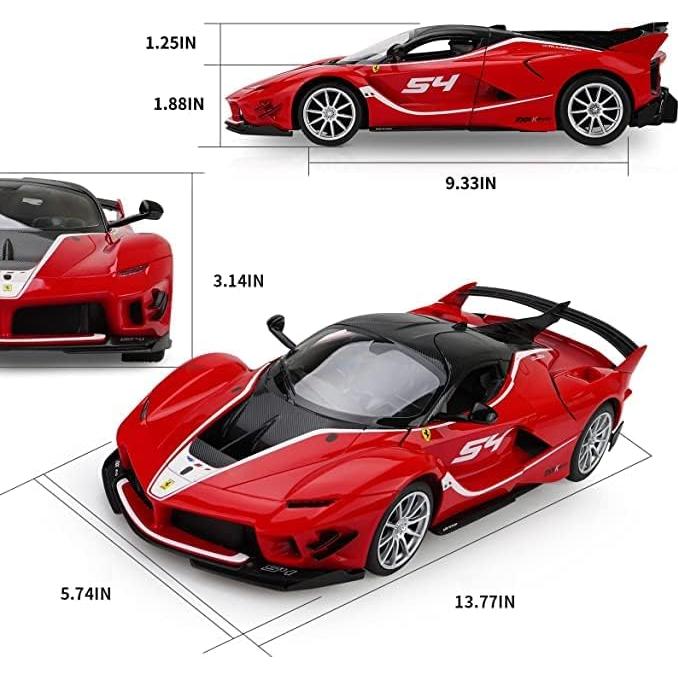 Coche RC Ferrari LaFerrari Rastar 1:14 Rojo Función Completa