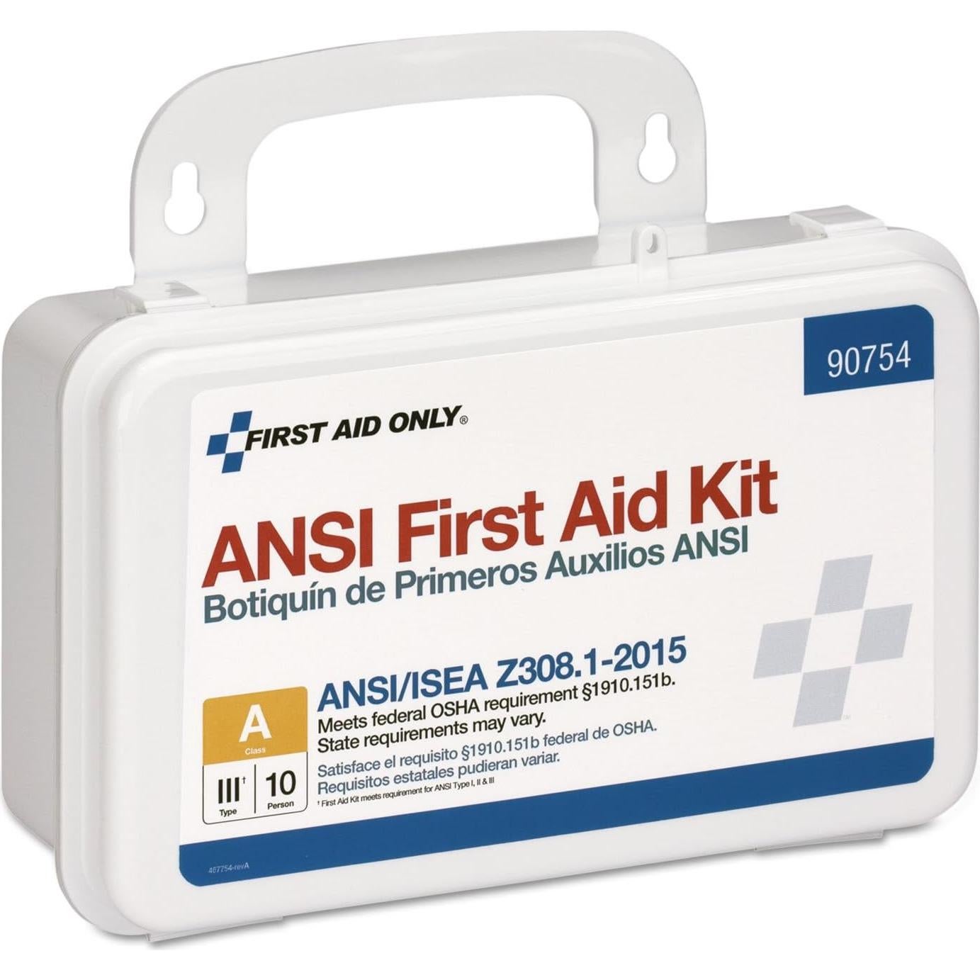 Kit de Primeros Auxilios Only 90754 para 10 Personas - 71 Piezas