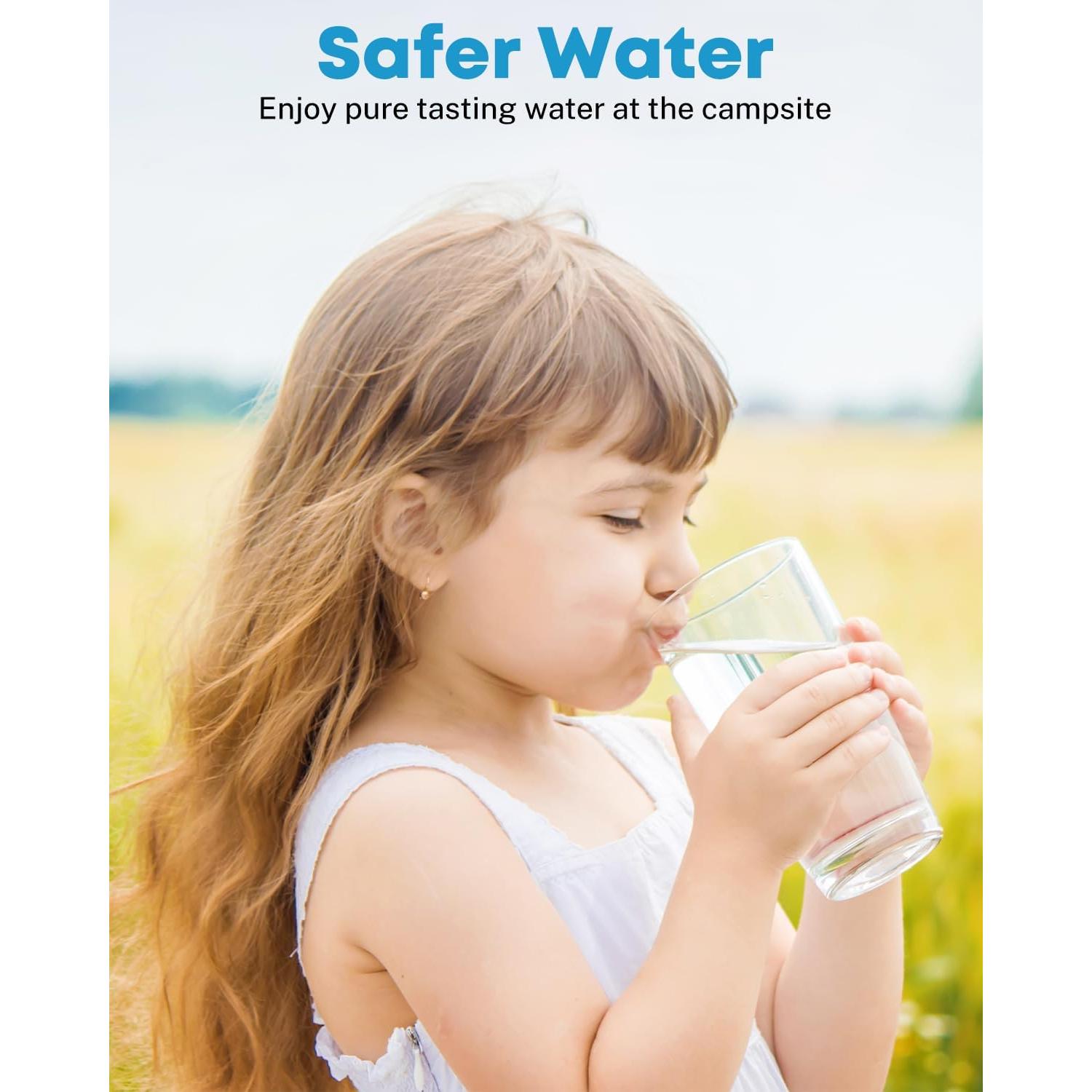 Filtro de Agua Inline Kohree 2 Unidades, Certificado NSF, Reduce Cloro