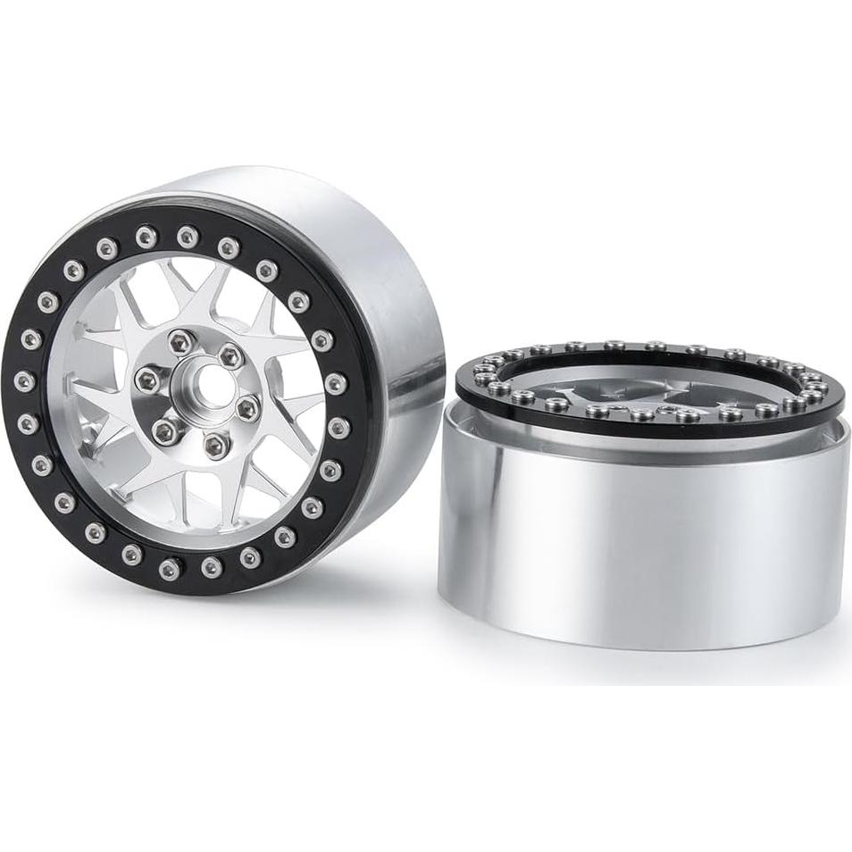 MOHERO Ruedas Beadlock 2.2" (5.08 cm) para Coche RC 1/10