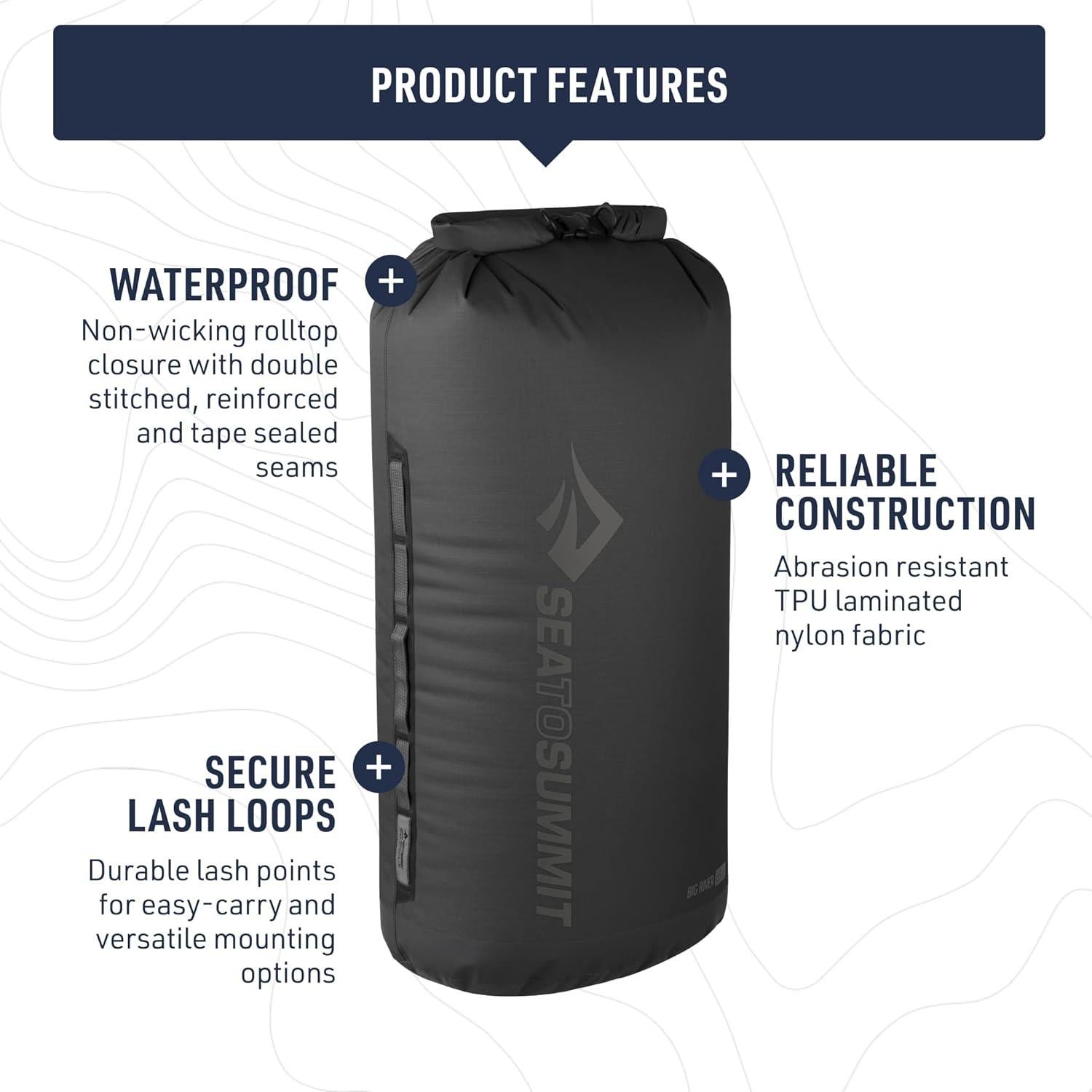 Bolsa Impermeable Big River 5L Sea to Summit Marrón