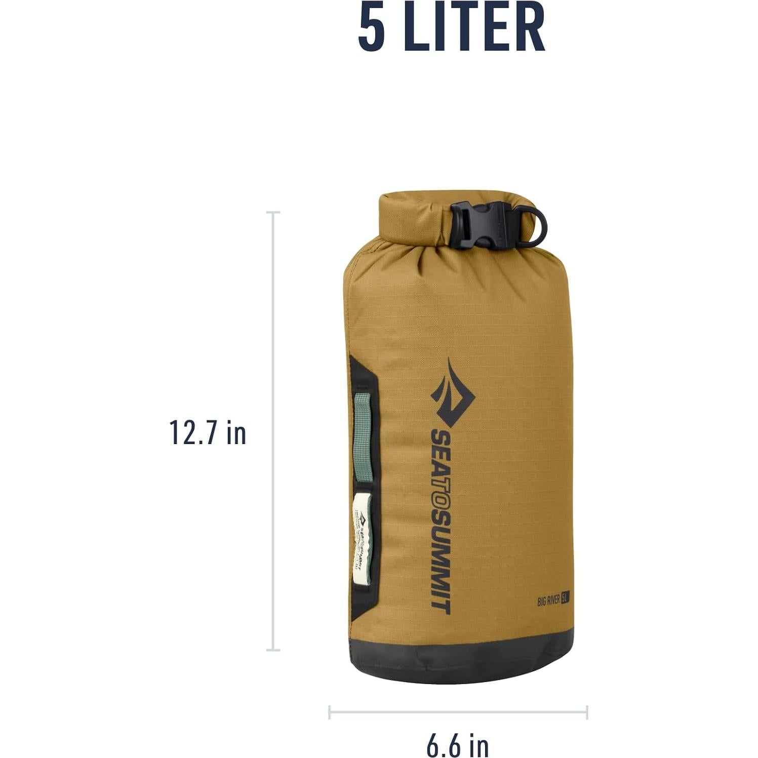 Bolsa Impermeable Big River 5L Sea to Summit Marrón