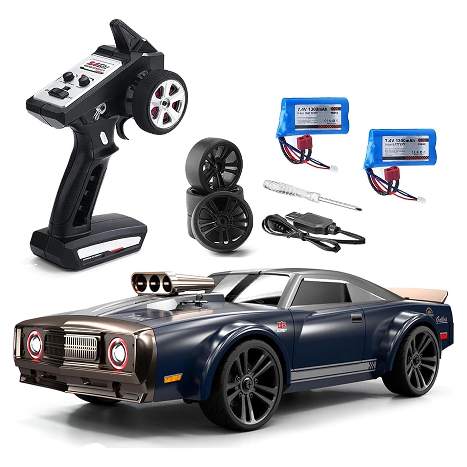 Coche Drift RC GoolRC 1:16 4WD 35 km/h con LED y 2 Baterías