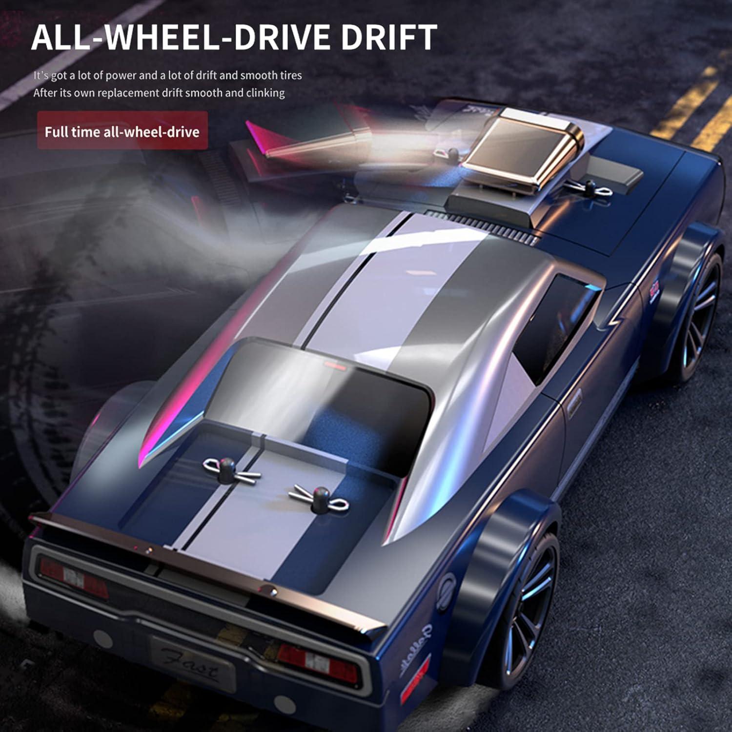 Coche Drift RC GoolRC 1:16 4WD 35 km/h con LED y 2 Baterías