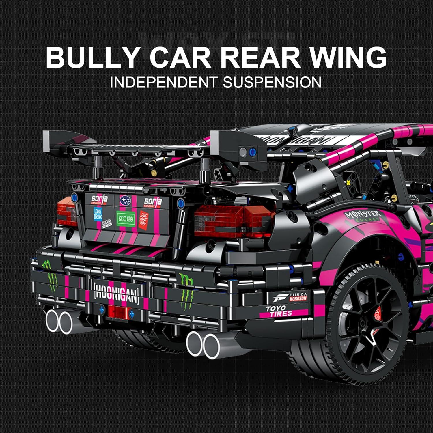 ZYLEGEN Kit de Construcción Coche Deportivo 54 cm Azul