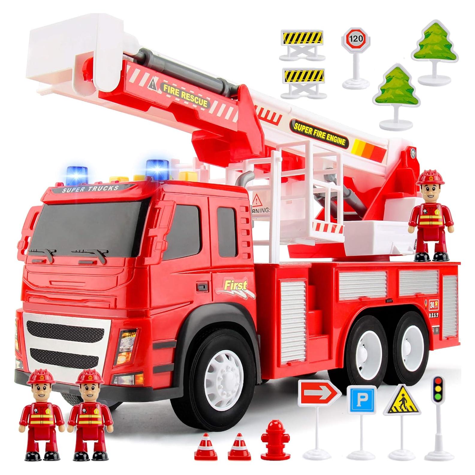 Camión de Bomberos Mobius 1:12 con Luces y Sonidos