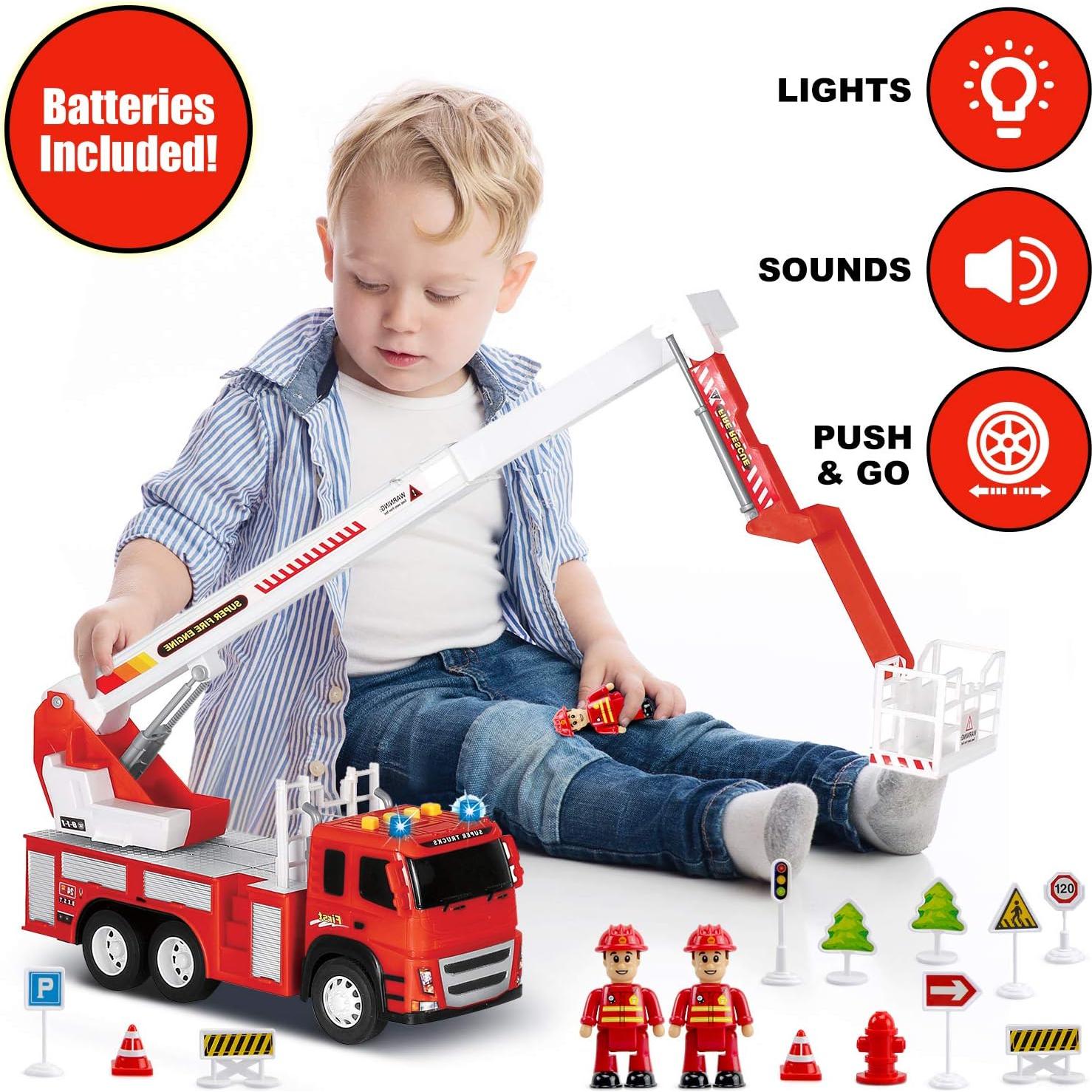 Camión de Bomberos Mobius 1:12 con Luces y Sonidos