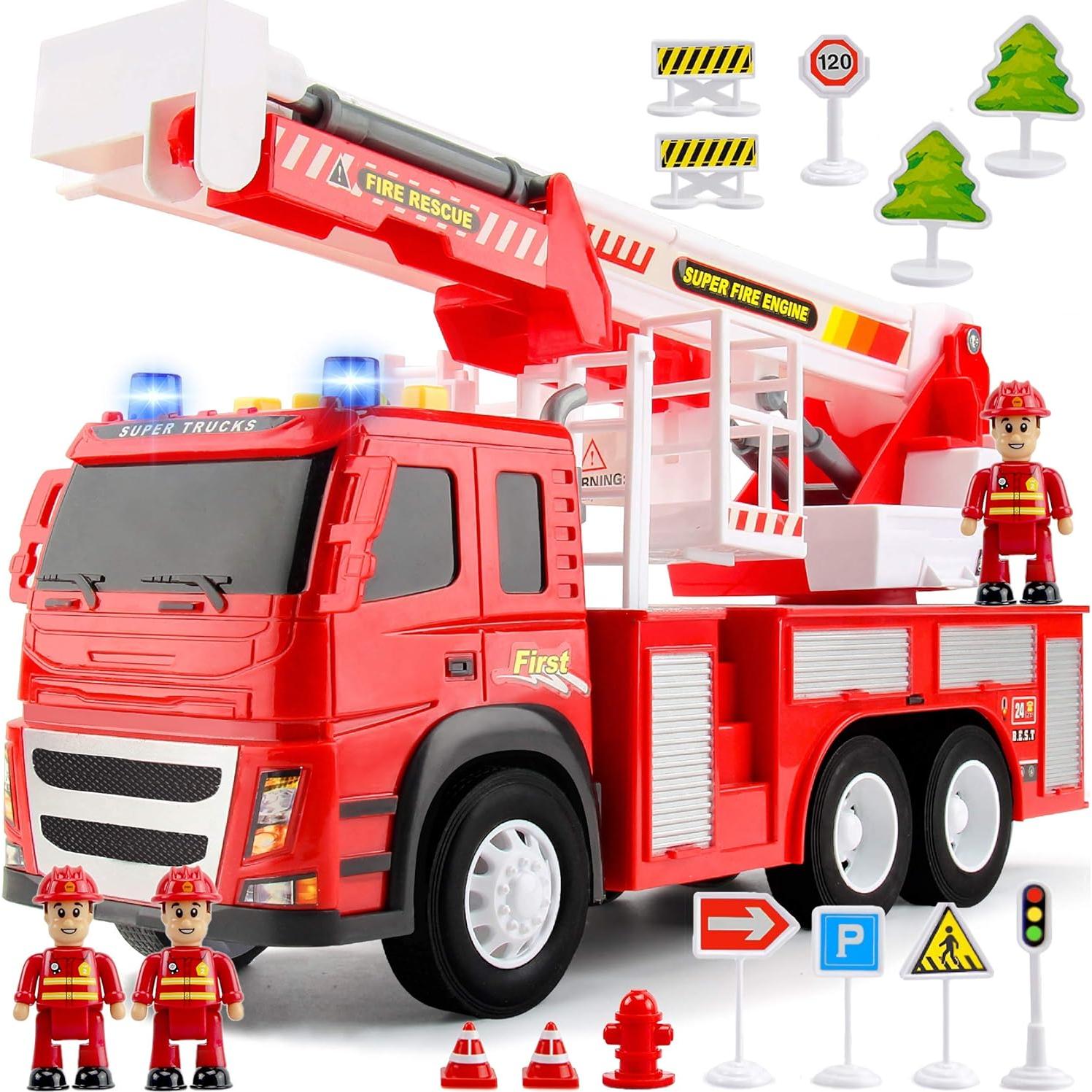 Camión de Bomberos Mobius 1:12 con Luces y Sonidos