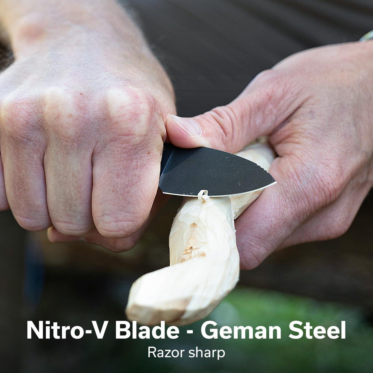 Cuchillo Fijo CIVIVI Baby Banter 6.07 cm Nitro-V con Funda