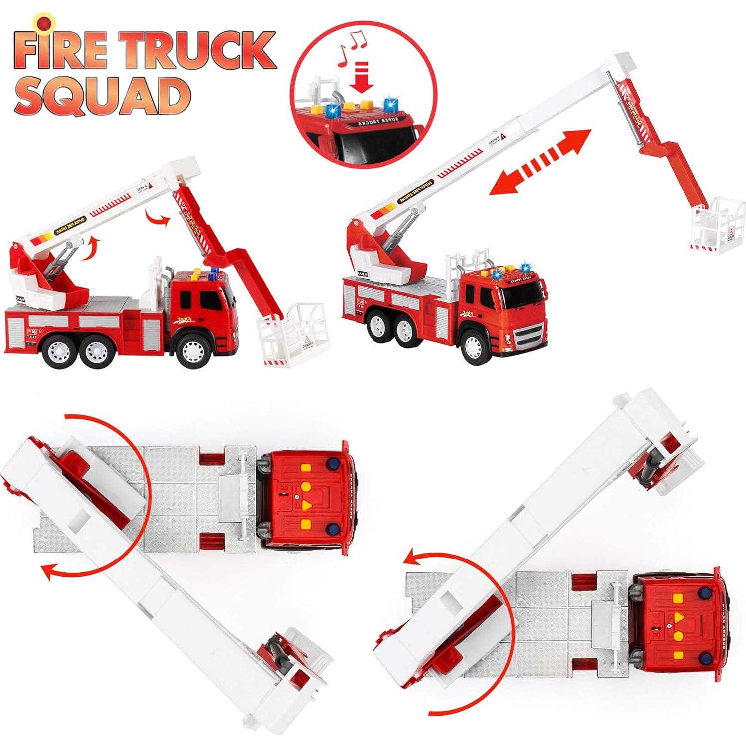 Camión de Bomberos MOBIUS 1:12 con Luces y Sonidos