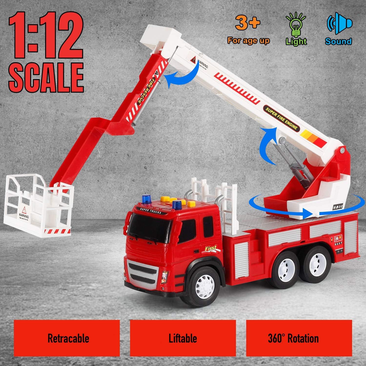 Camión de Bomberos MOBIUS 1:12 con Luces y Sonidos