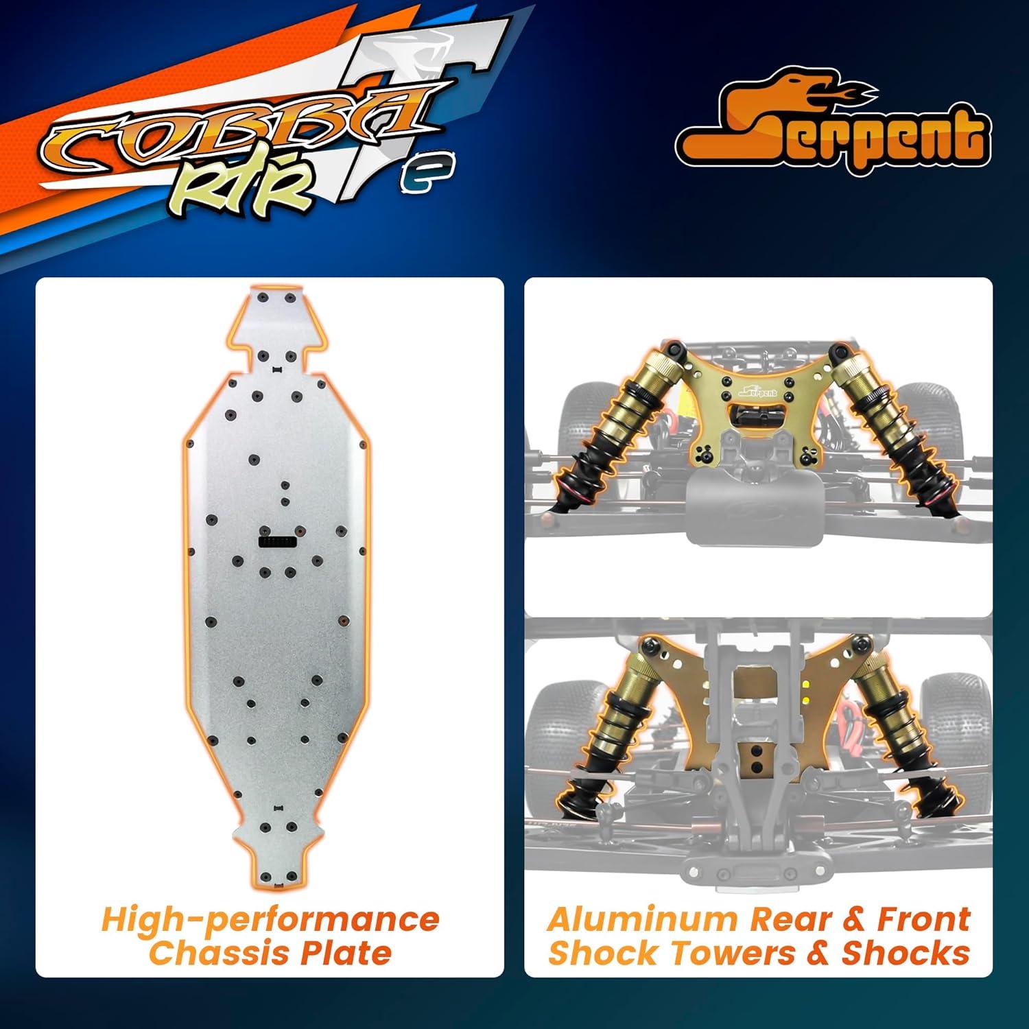 Serpent Cobra Truggy-e RTR 1/8 Todo Terreno Naranja