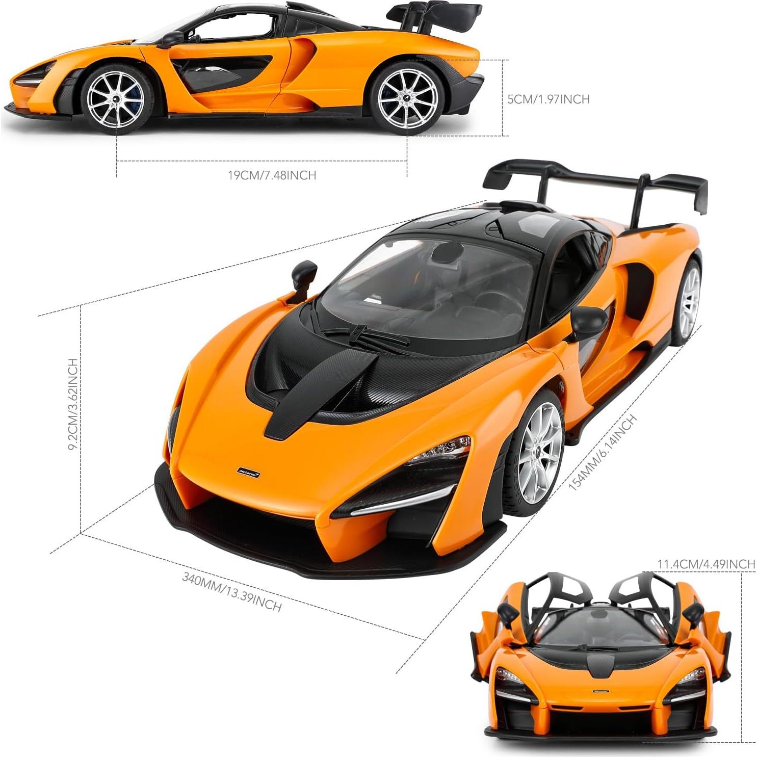 Coche RC Rastar 1/14 McLaren Senna con Luces LED