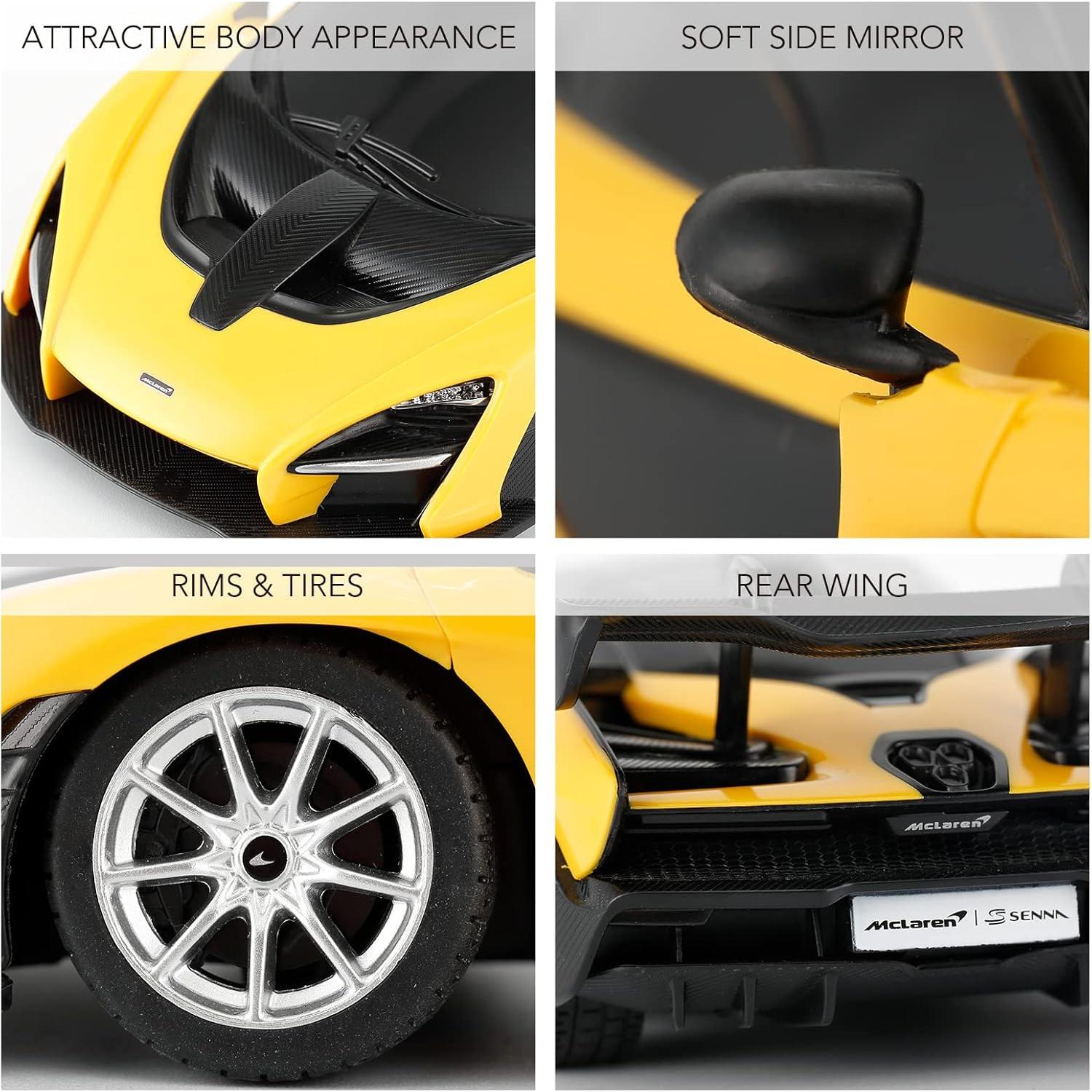 Coche RC McLaren Senna 1:24 Rastar Control Remoto Niños