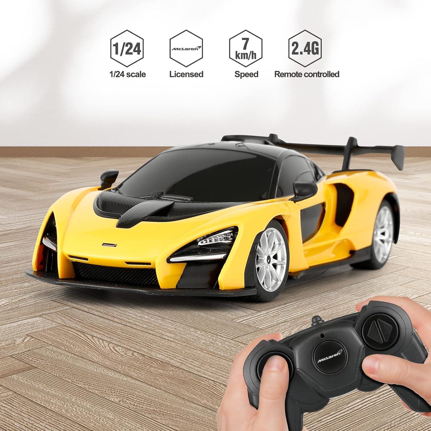 Coche RC McLaren Senna 1:24 Rastar Control Remoto Niños