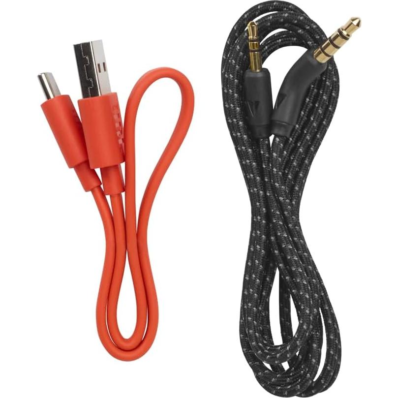 JBL Live 460NC wireless on-ear Noise Cancelling headphones with 50H battery, microphone for calls, lightweight and comfortable, and Alexa Built-in (Optimized for Android), iOS compatible (Black)