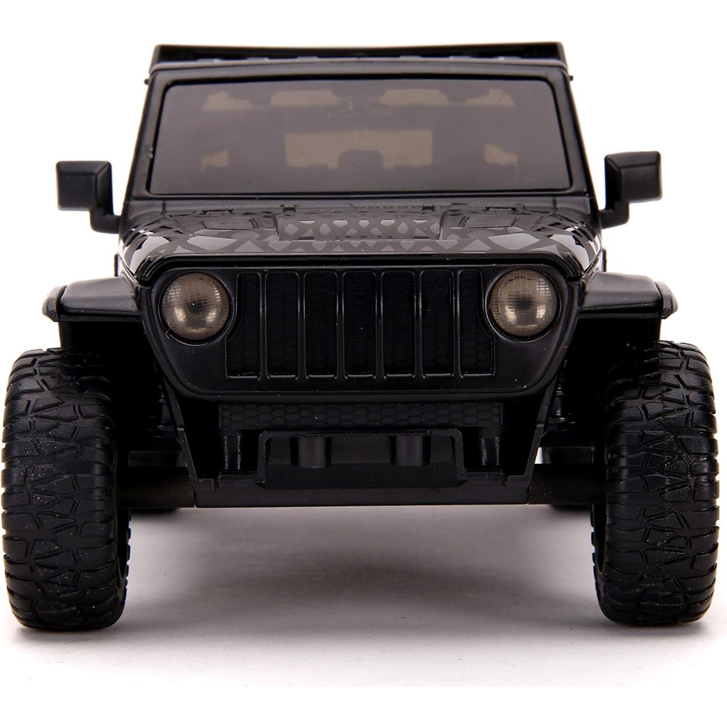 Juguete Jada Toys Jeep Gladiator 1:24 Negro con Rack