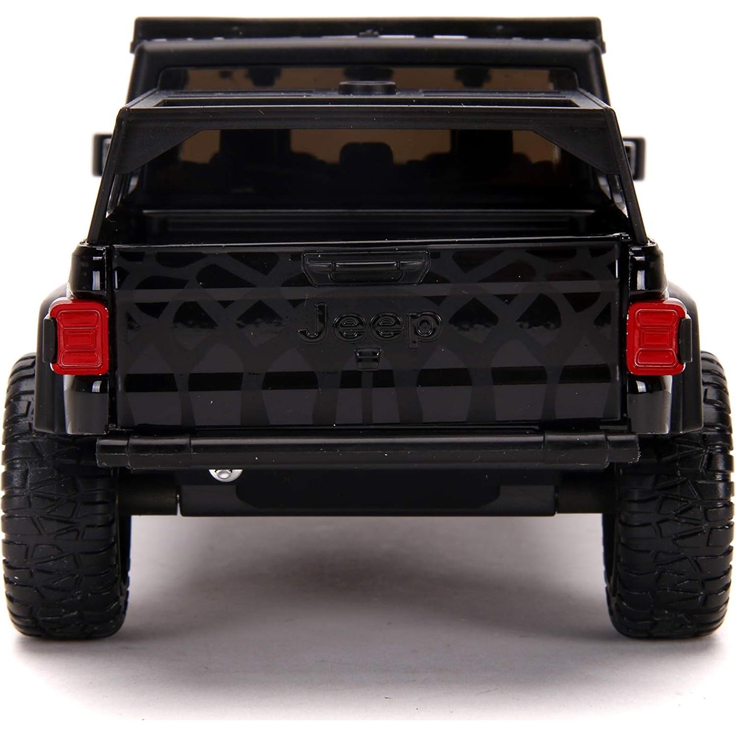 Juguete Jada Toys Jeep Gladiator 1:24 Negro con Rack