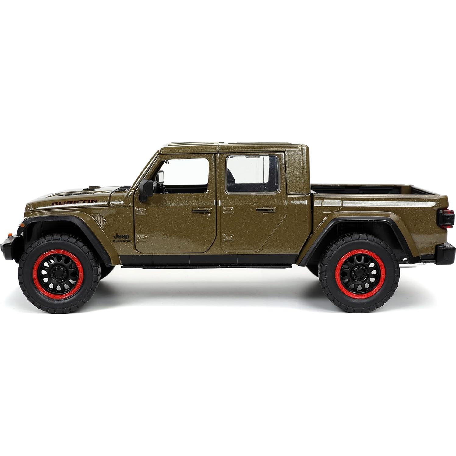 Coche Die-cast Just Trucks Jeep Gladiator 2020 Marrón
