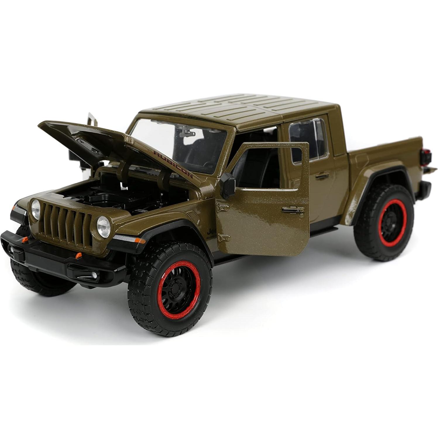 Coche Die-cast Just Trucks Jeep Gladiator 2020 Marrón