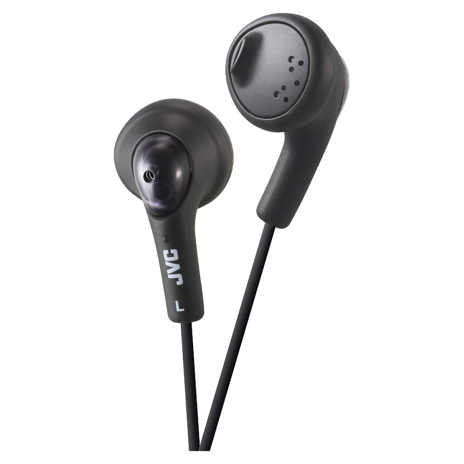 JVC HAF160B Gumy Ear Bud Headphone Black