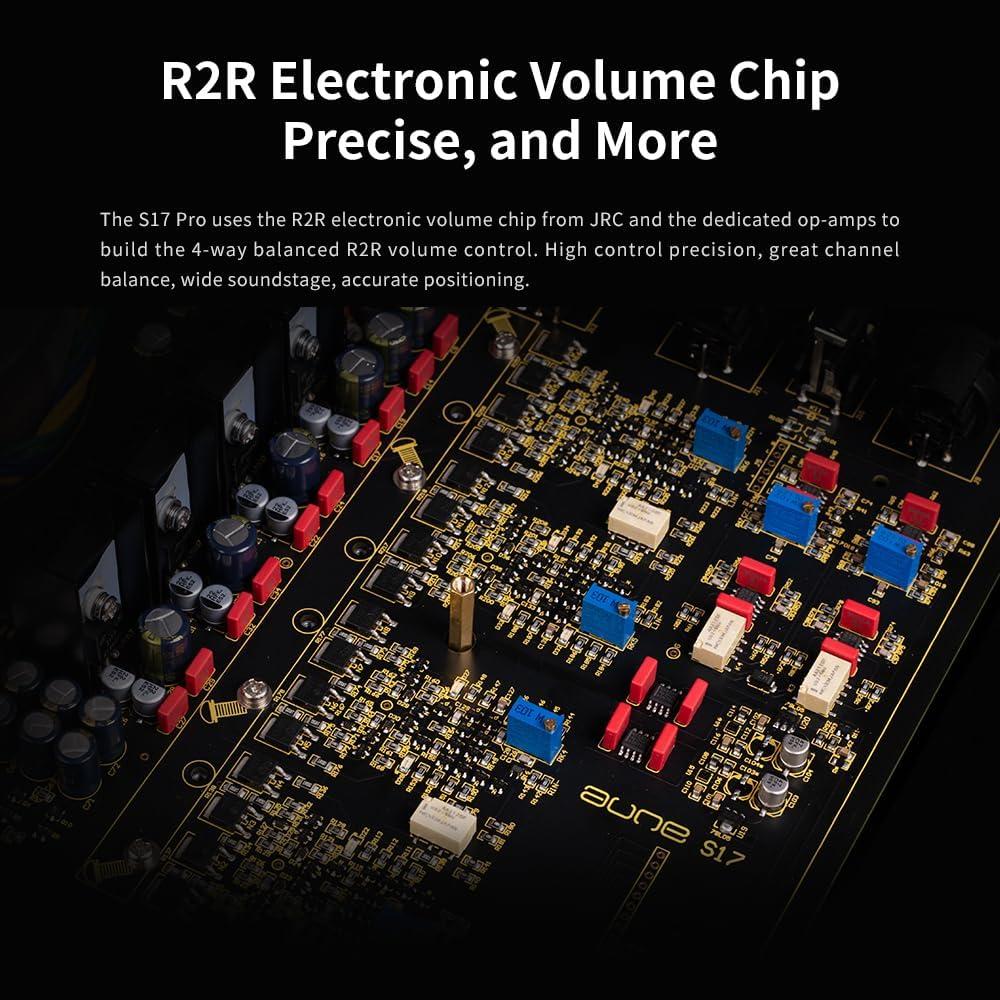 Amplificador de Auriculares Aune S17 Pro Clase A Plata 7.5W