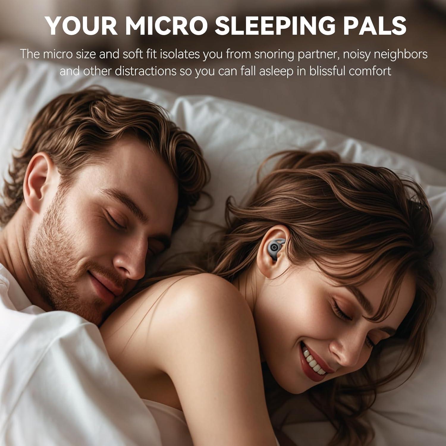 Auriculares para Dormir Sleepals Micro Negro - Reducción de Ruido