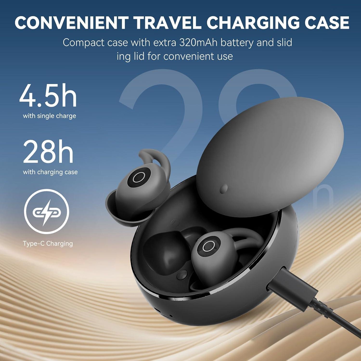 Auriculares para Dormir Sleepals Micro Negro - Reducción de Ruido