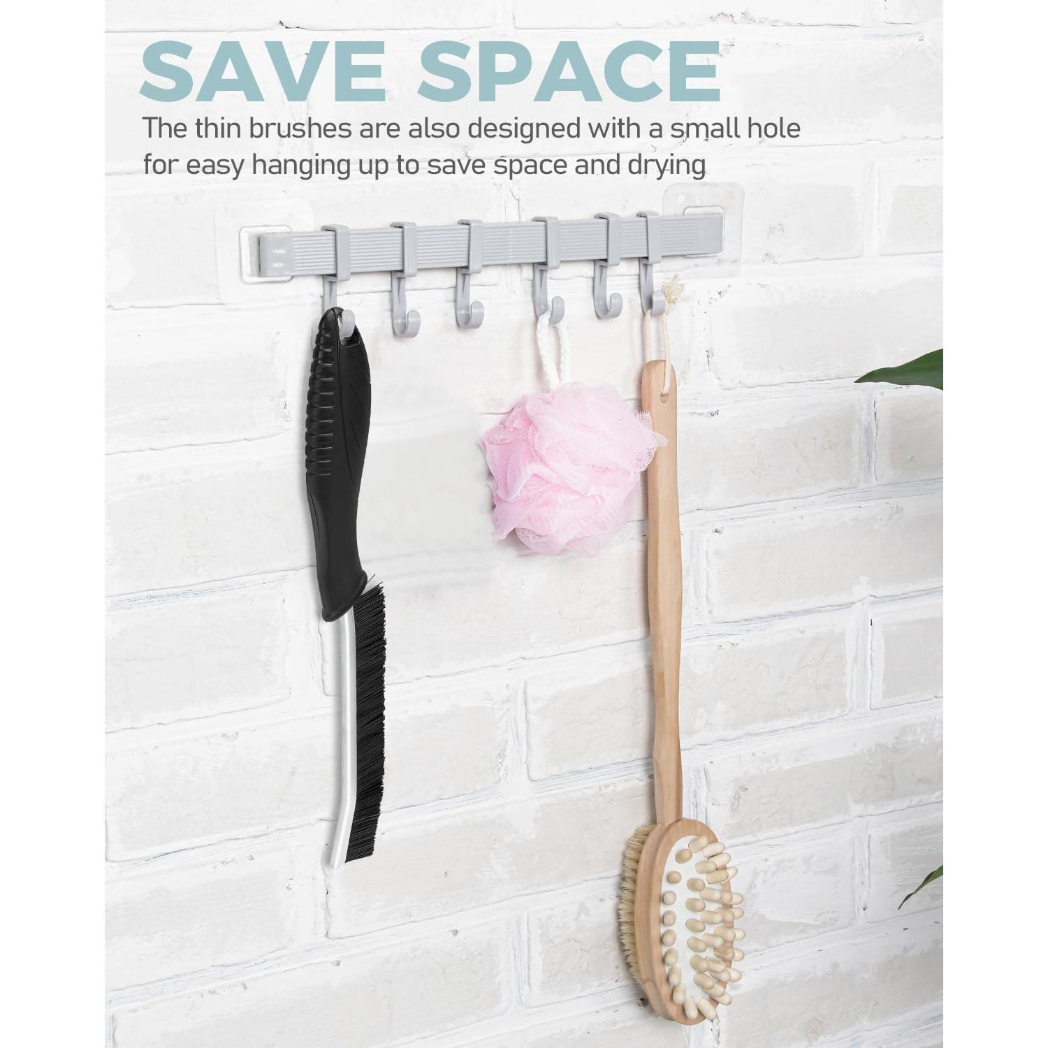 Cepillo de limpieza SXhyf - 5 piezas para rincones y baño