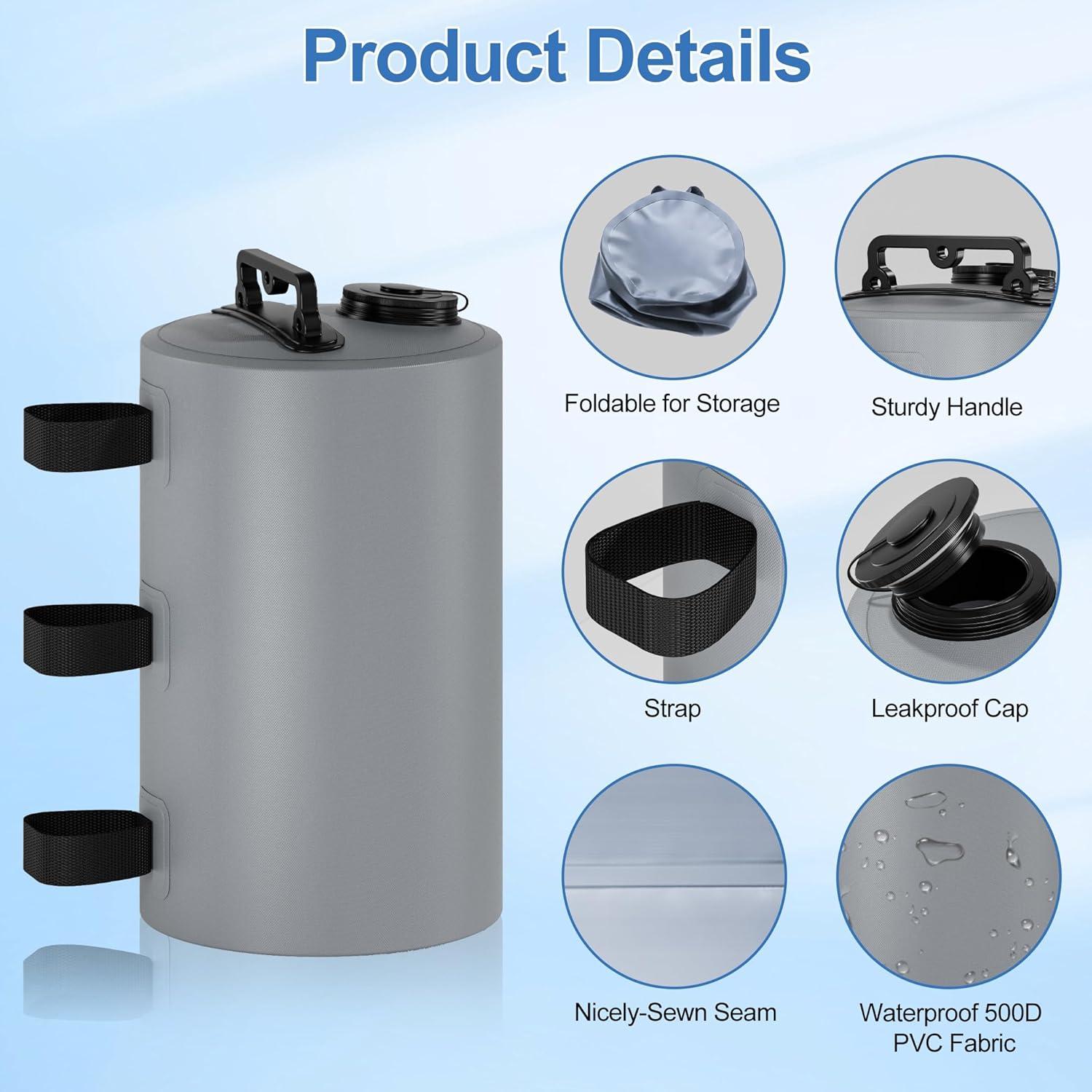 Bolsa de Pesas para Canopy Stdserendi 10L Gris - Resistente al Agua