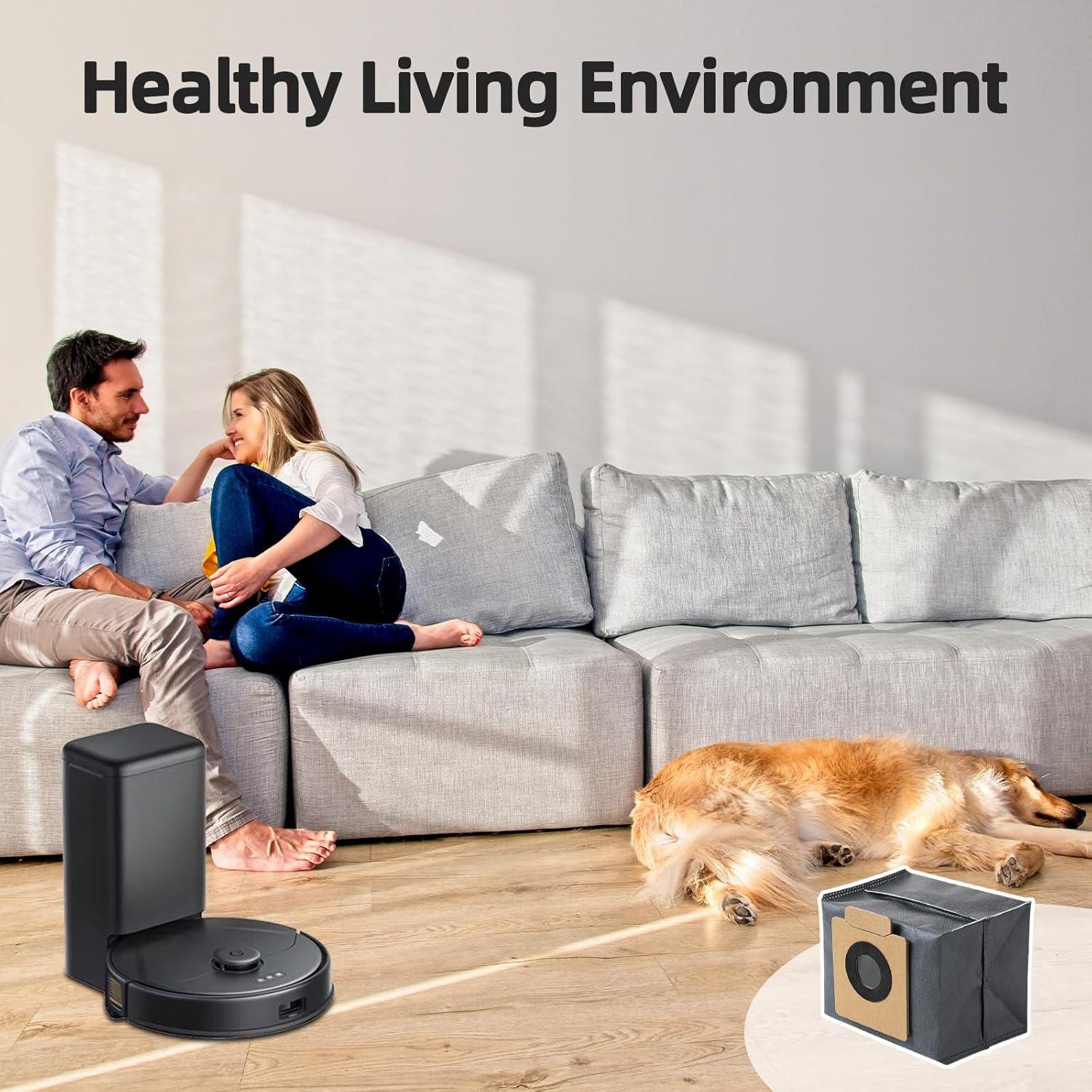 Paquete de 5 Bolsas de Polvo JAYOBGO para Eufy X10 Pro y X8 Pro