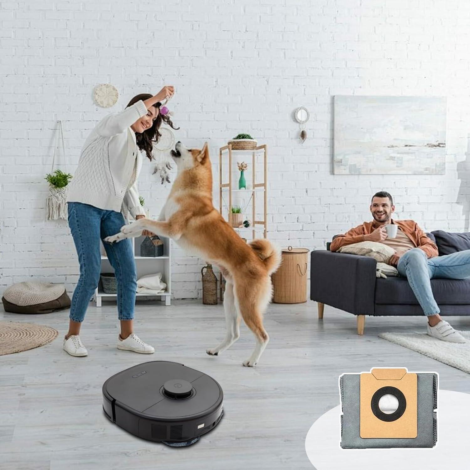 Paquete de 5 Bolsas de Polvo JAYOBGO para Eufy X10 Pro y X8 Pro