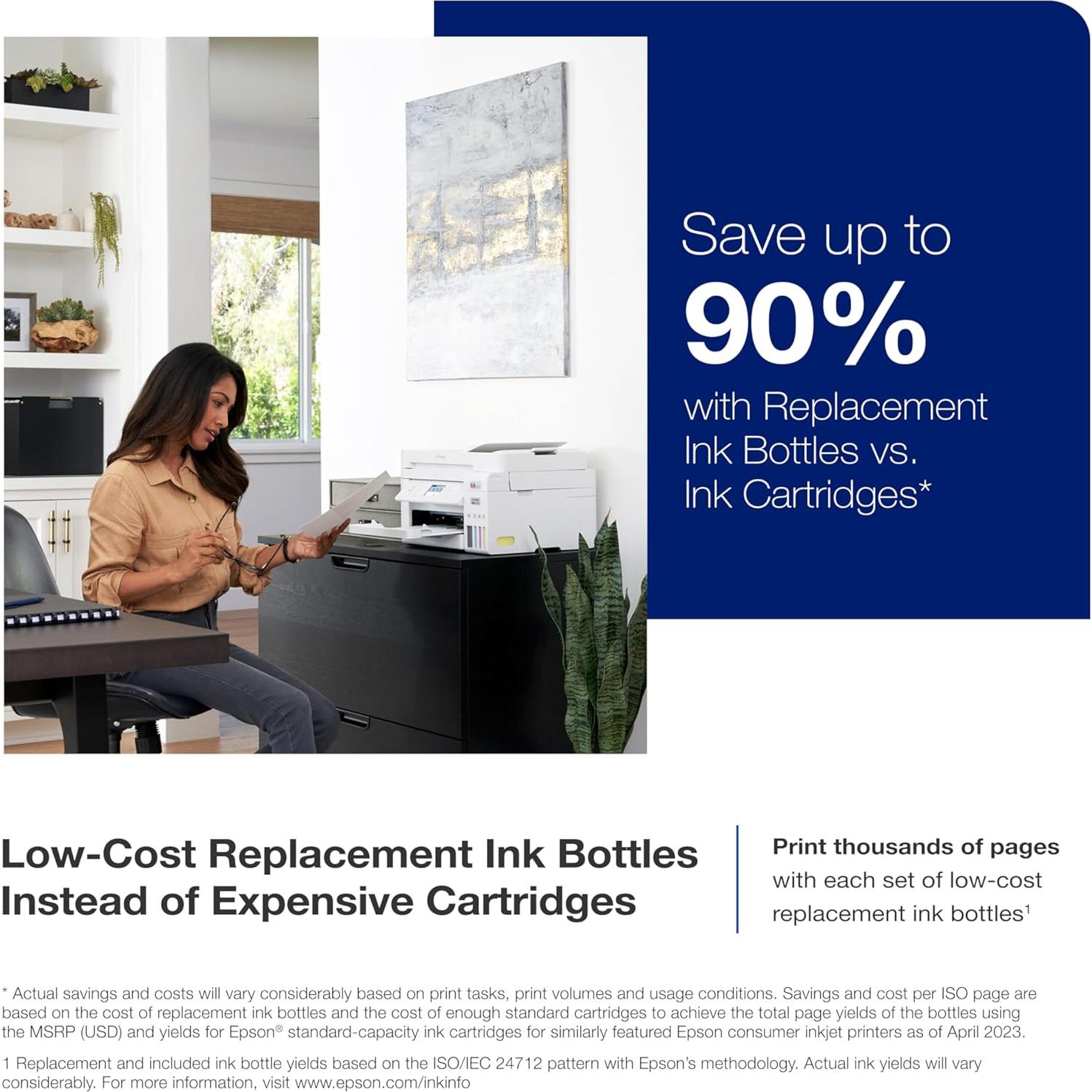 Impresora Epson EcoTank ET-4800 Inalámbrica Todo-en-Uno