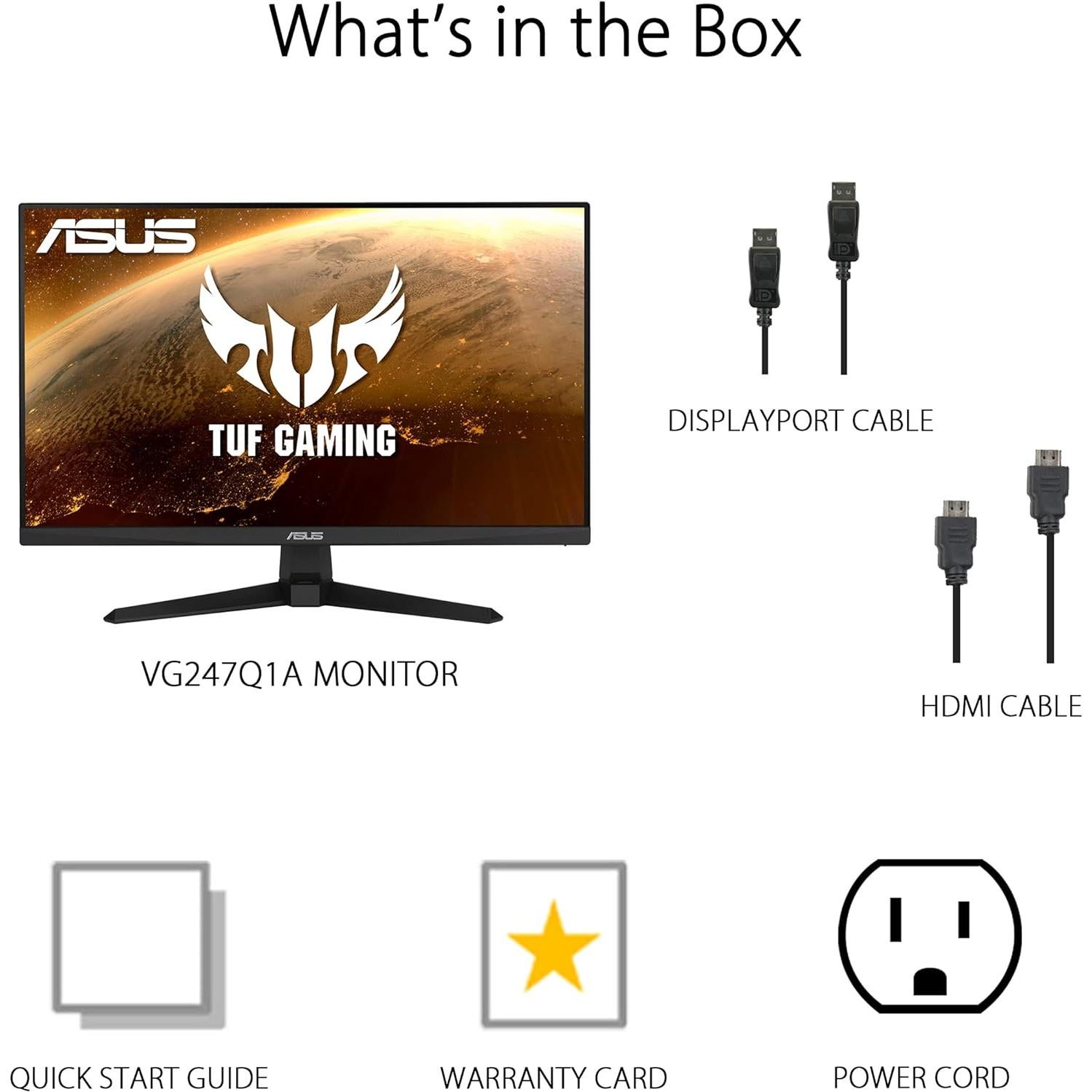 Monitor ASUS TUF Gaming 23.8" VG247Q1A Full HD 165Hz 1ms