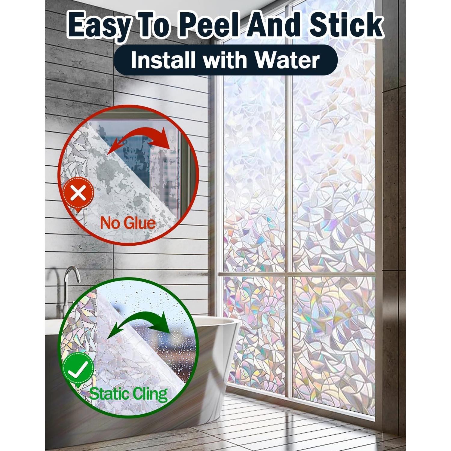 Película de Privacidad LOVEPEA Arcoíris 44.5x199.8 cm