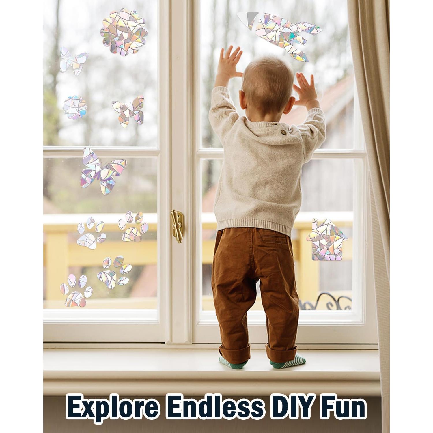 Película de Privacidad LOVEPEA Arcoíris 44.5x199.8 cm